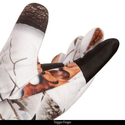 Image showing  Men's Polyester Seward Waterproof Insulated Winter Hunting Gloves, Snow Camo, 1-Pair