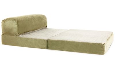 Image showing  Orthopedic Foam Velvet Foldable Chaise Dog Bed