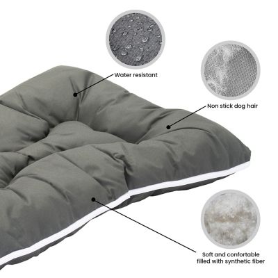 Image showing  Co-Pilot Waterproof Dog Bed, Chew Proof Pet Bed, Durable Outdoor Mat for Dogs