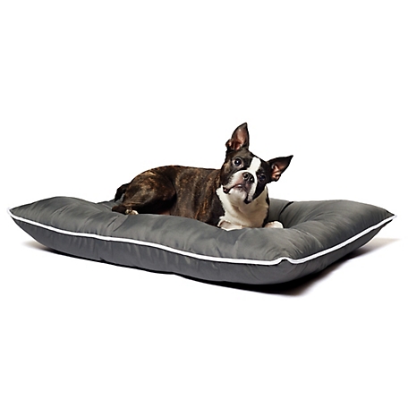 Precious Tails Waterproof Fabric Chew-Resistant Go Anywhere Reversible Pillow Pet Bed, 3523BTKM-GRW