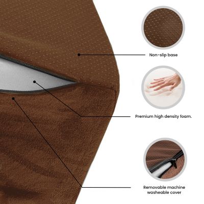 Image showing  4-Step High-Density Foam Pet Stairs for Dogs Up to 25 lb.