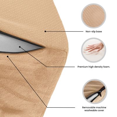 Image showing  4-Step High-Density Foam Pet Stairs for Dogs Up to 25 lb.