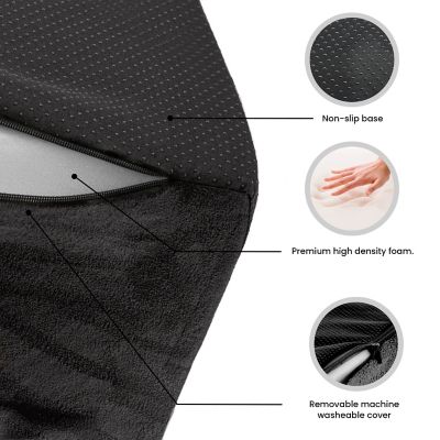 Image showing  4-Step High Density Foam Sherpa Pet Stairs