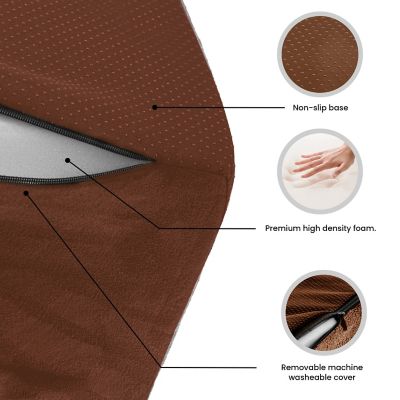 Image showing  5-Step High-Density Foam Pet Stairs for Dogs Up to 25 lb.