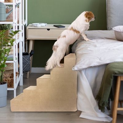 Image showing 5 th Precious Tails 5-Step High-Density Foam Pet Stairs for Dogs Up to 25 lb.