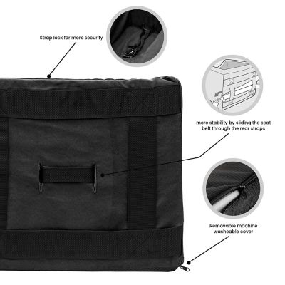Image showing  High-Density Foam Pet Car Booster Seat