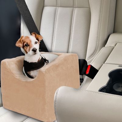 Image showing 4 th Precious Tails High-Density Foam Pet Car Booster Seat