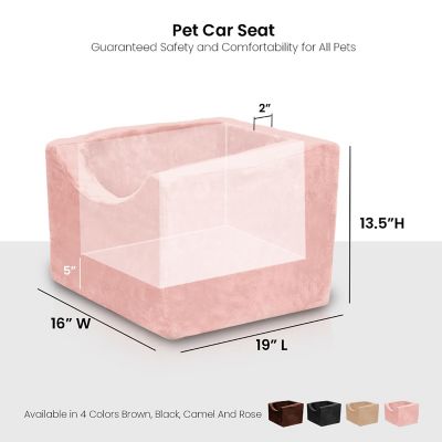 Image showing  High-Density Foam Pet Car Booster Seat