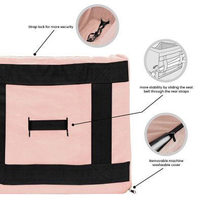 Image showing  High-Density Foam Pet Car Booster Seat