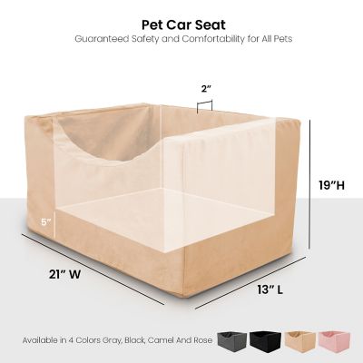 Image showing  High Density Foam Pet Car Booster Seat
