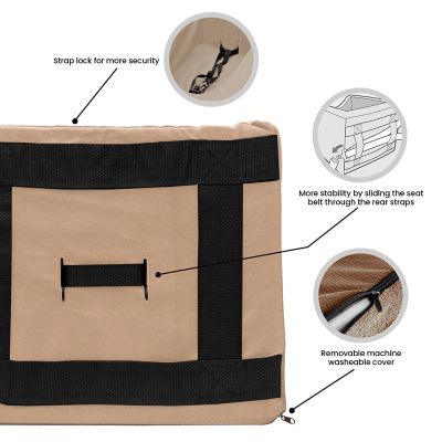 Image showing  High Density Foam Pet Car Booster Seat