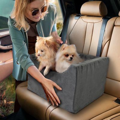 Image showing 5 th Precious Tails High Density Foam Pet Car Booster Seat