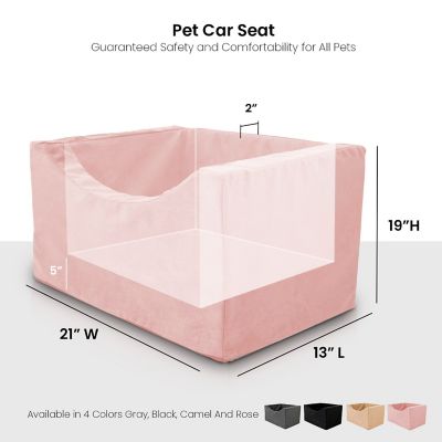 Image showing  High Density Foam Pet Car Booster Seat