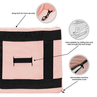 Image showing  High Density Foam Pet Car Booster Seat