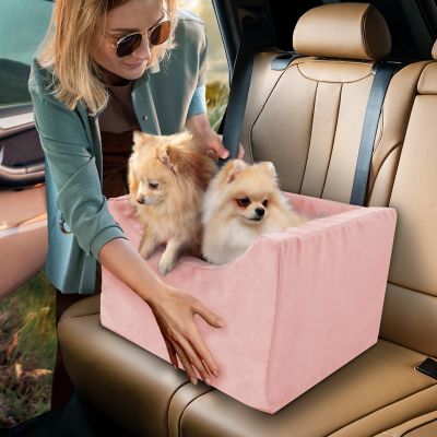 Image showing 5 th Precious Tails High Density Foam Pet Car Booster Seat