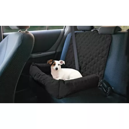 Precious Tails Quilted Car Seat Cover with Pet Bolster Pet Car Seats