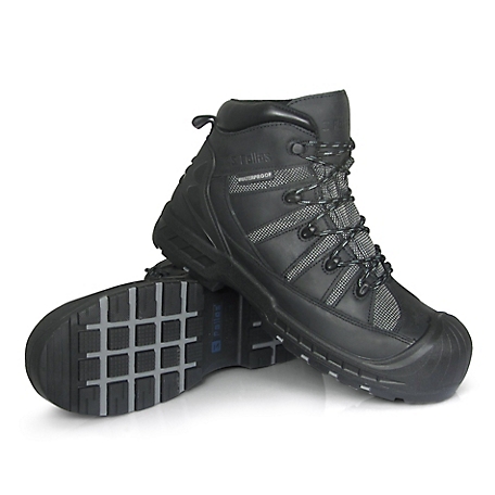 S Fellas by Genuine Grip Trekker 6200 Composite Toe Work Boots, Black