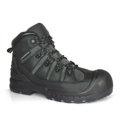 Image showing 5 th S Fellas by Genuine Grip Men's Trekker Composite Toe Work Boots, Black