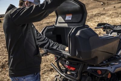 Image showing  36.75 in. x 27.88 in. x 17 in. ATV Lounger Rear Helmet Box