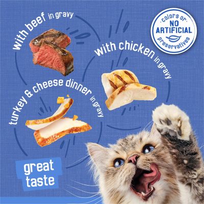 Image showing  Indoor Wet Cat Food Variety Pack, 5.5 oz. 24 Cans