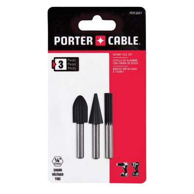 Porter Cable Mibro 3 Pc Rotary File Set Pcfl3set At Tractor Supply Co