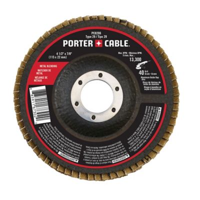 PORTER-CABLE Porter Cable PC8206 4-1/2 in. 40 Grit Flap Disc