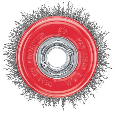 Image showing  3 in. x 5/8 in. x 11 in. Crimp Wire Cup Brush