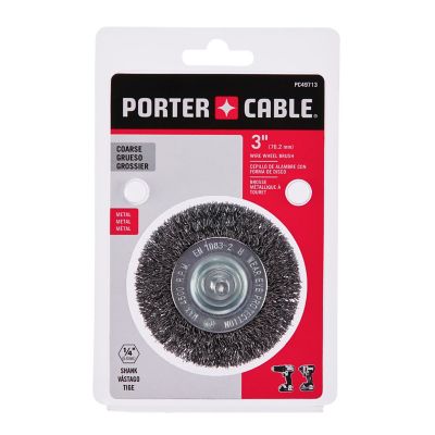 Image showing  3 in. x 1/4 in. Coarse Wire Wheel Brush