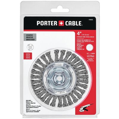 Image showing  4 in. Knotted Wire Wheel Brush