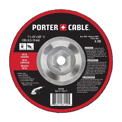 PORTER-CABLE Porter Cable PC4548 7 in. x 1/4 in. Metal Grinding Wheel