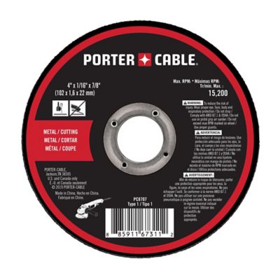 PORTER-CABLE PC8707 4 in. x 1/16 in. x 7/8 in. Cut-Off Wheel