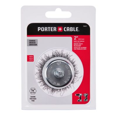 Image showing  2 in. x 1/4 in. Coarse Wire Cup Brush