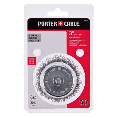 Image showing  3 in. x 1/4 in. Coarse Cup Brush