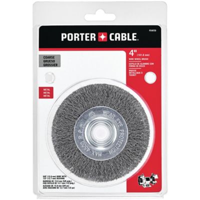 PORTER-CABLE 4 in. Coarse Wire Wheel Brush Arbor