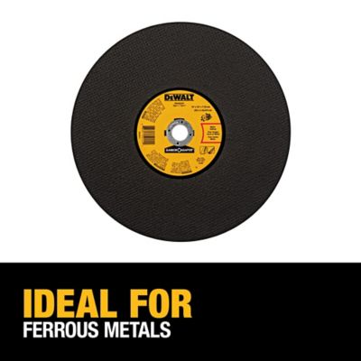 Image showing  0.125 in. Metal Wheel Portable Saw Cut