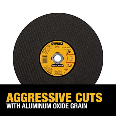 Image showing  0.125 in. Metal Wheel Portable Saw Cut