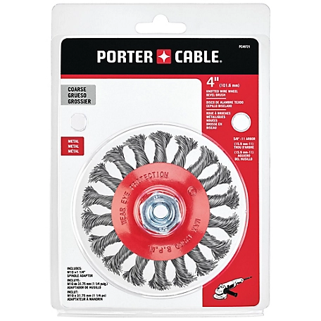 PORTER-CABLE 4 in. Knotted Bevel and Ada Brush