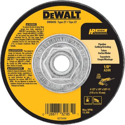 DeWALT 4.5 in. HP Metal Grinding Wheel