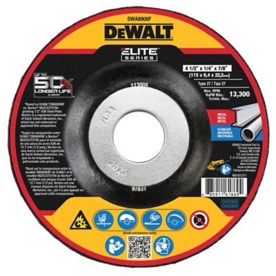 Image showing  4.5 in. 24 Grit XP Ceramic Metal Grinding Wheel