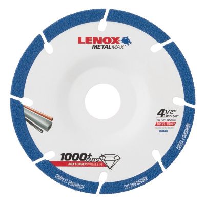 Lenox 4-1/2 Type 27 Metal Max Diamond Cutting Wheel