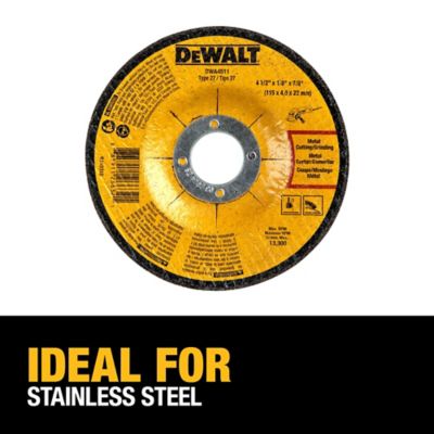 Image showing  24 Grit Metal Grinding Wheels, 5-Pack