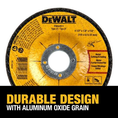 Image showing  24 Grit Metal Grinding Wheels, 5-Pack