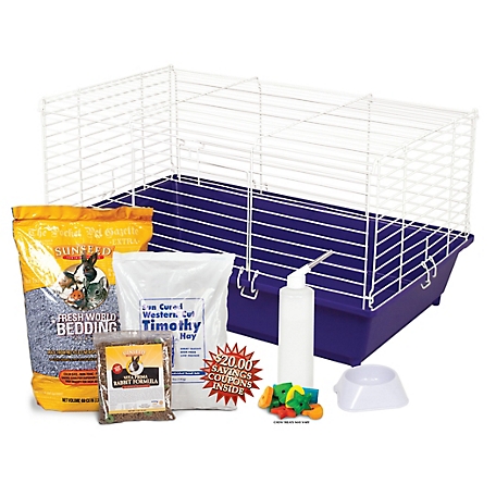 Ware Home Sweet Home Sunseed Rabbit Starter Kit, 28 in. x 17 in.