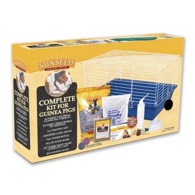 Image showing  Home Sweet Home Sunseed Guinea Pig Starter Kit, 28 in. x 17 in.