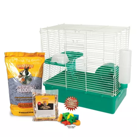 Ware Home Sweet Home Sunseed Hamster Starter Kit 15.5" x 9.5" Small Pet Cages