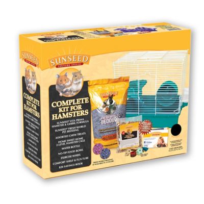 Image showing  Home Sweet Home Sunseed Hamster Starter Kit, 15.5 in. x 9.5 in.