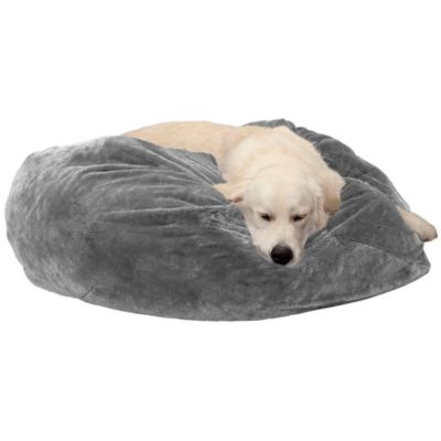 Image showing  Round Plush Pillow Pet Bed, 34 in.