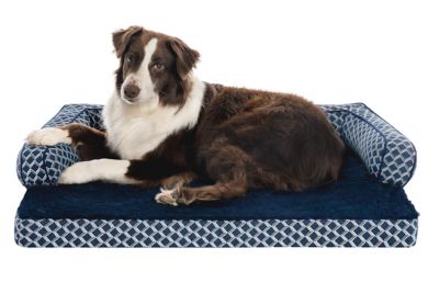 FurHaven Plush & Decor Comfy Couch Memory Foam Sofa Pet Bed