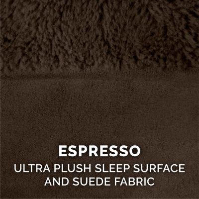 Image showing 9 th FurHaven Plush and Suede Cooling Gel Sofa Dog Bed