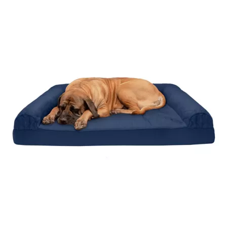 FurHaven Cooling Gel Foam Quilted Sleeper Sofa Orthopedic Dog Beds